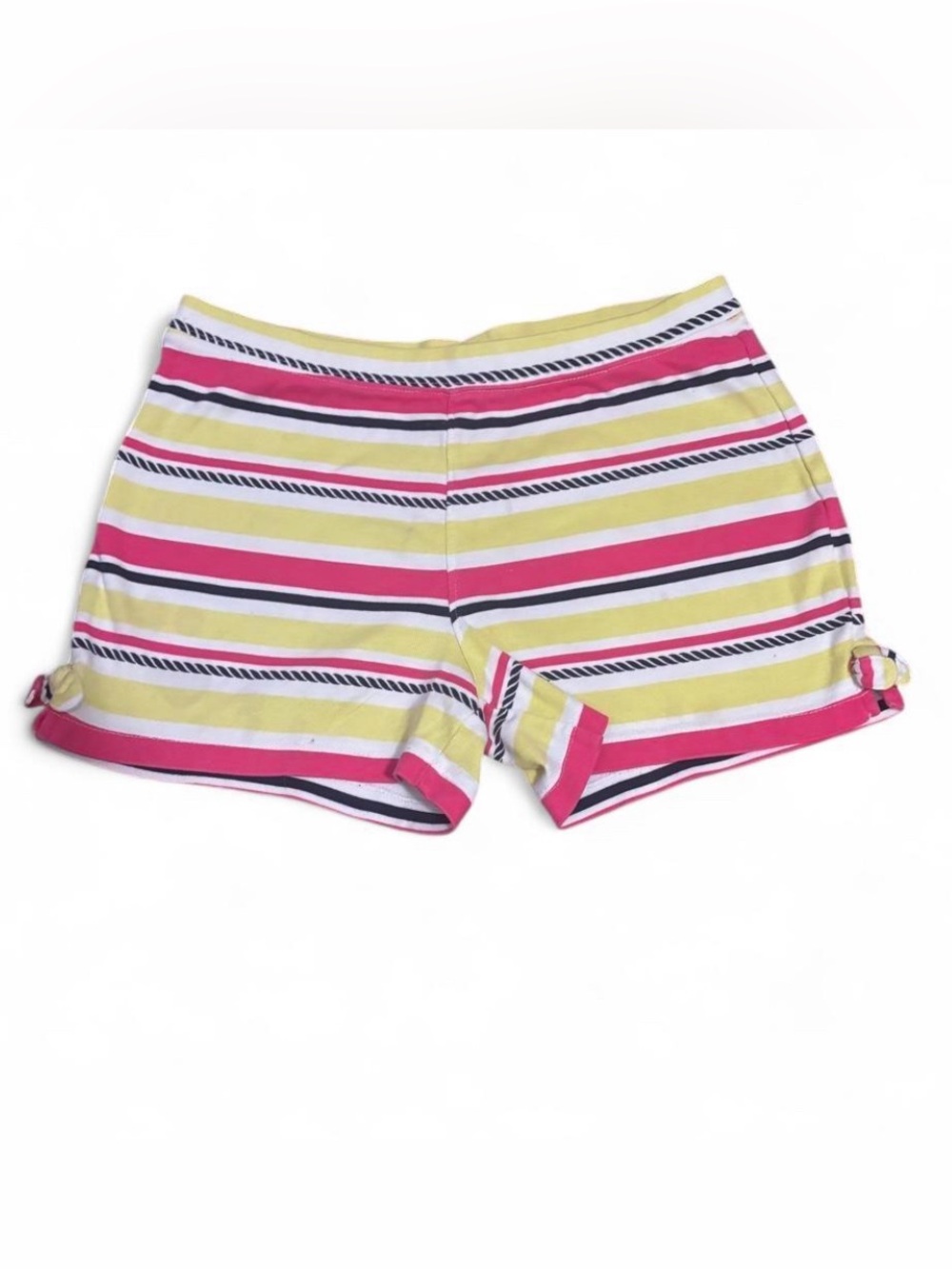 Gymboree Pink, Yellow & Navy Striped Women’s Bike Shorts